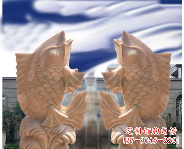 内江中领雕塑设计定制精美鲤鱼雕塑