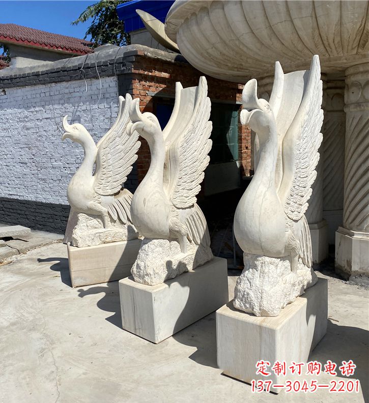内江金羽天鹅雕塑,给您的公园带来浪漫景致