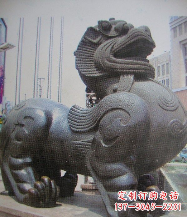 内江中领雕塑:精致貔貅古代神兽铜雕