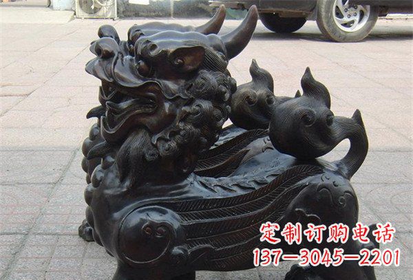 内江象征保护,美轮美奂的貔貅辟邪神兽铜雕