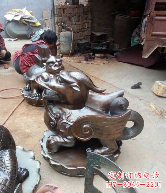 内江中领雕塑貔貅铜雕高雅非凡
