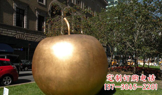 内江苹果城市景观铜雕