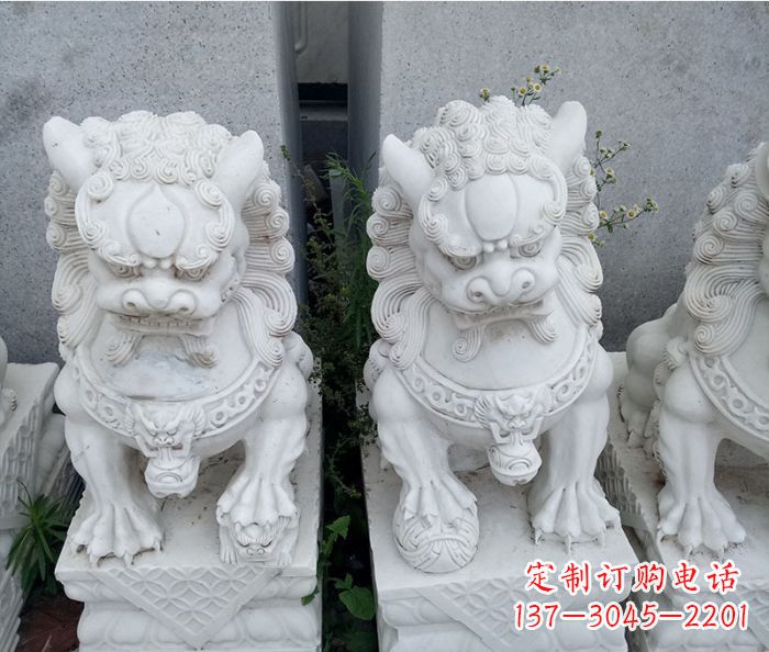 内江中领雕塑大理石狮子雕塑