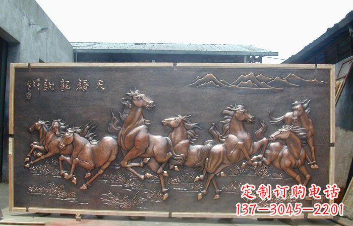 内江中领雕塑:古典造型的精美马雕塑