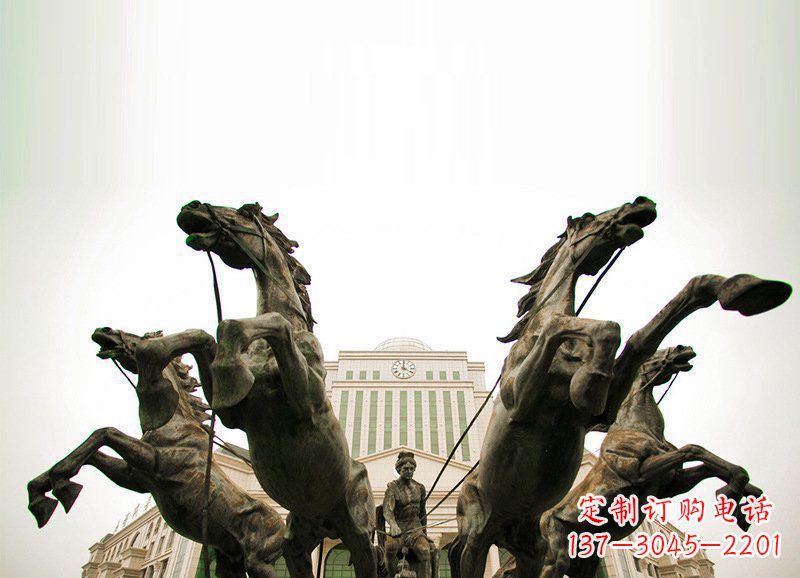 内江优雅马车雕塑,精致雕琢,点缀你的生活