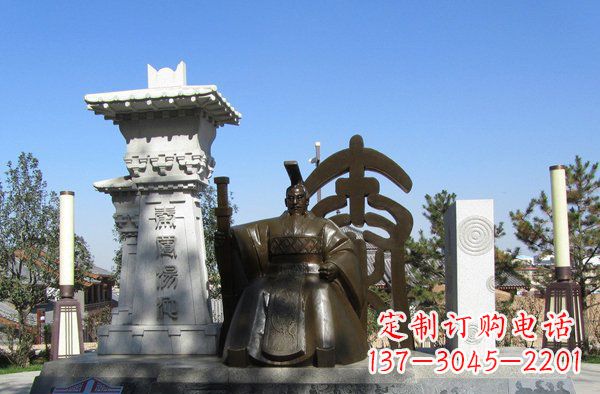 内江秦始皇雕塑,精致细腻,传承历史之美