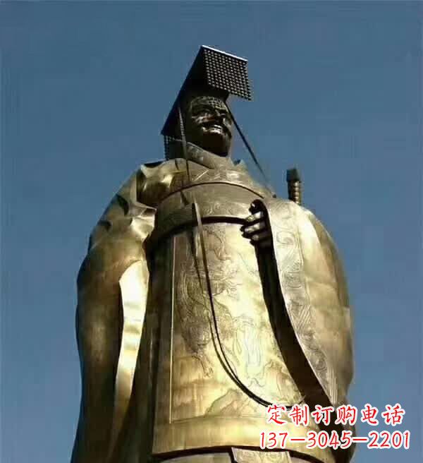 内江秦始皇铜雕,值得纪念的经典艺术