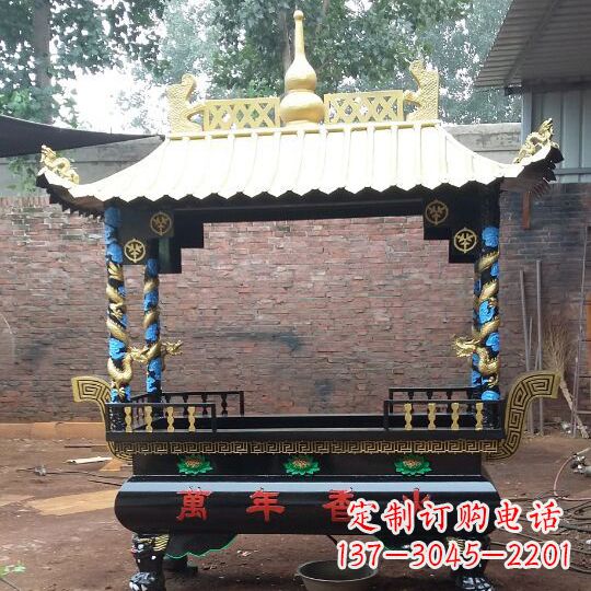 内江琴书侣文铜香炉|传承文雅风韵