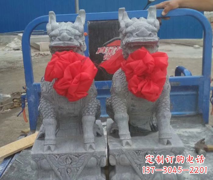 内江古典麒麟雕塑,带着神秘古典气息