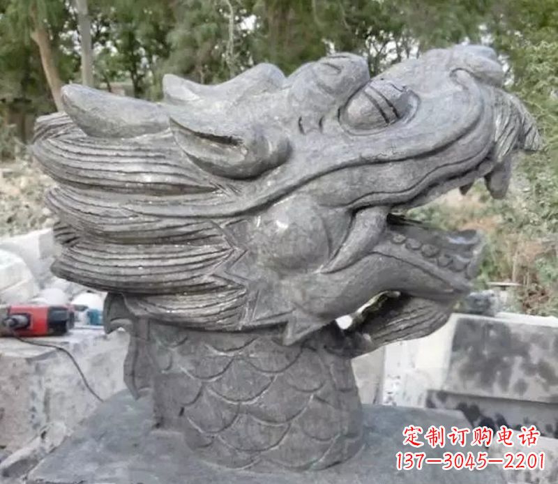 内江青石龙头雕塑