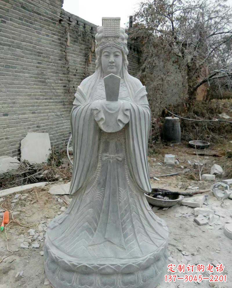 内江青石妈祖神像雕塑,传承中华民族精神