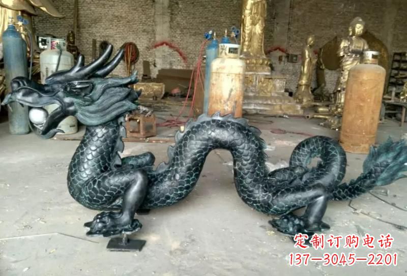 内江青铜龙戏珠专业装饰艺术雕塑