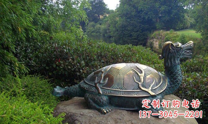 内江融合经典的青铜龙雕塑