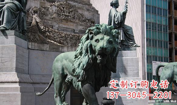 内江传承传统工艺,狮子雕塑精品上市