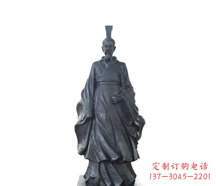 内江屈原铜雕