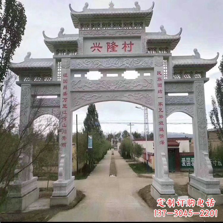 内江牌坊雕塑--武当山艺术之美