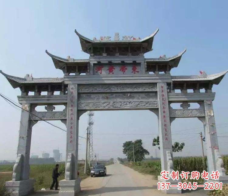 内江精品牌坊石雕,令您赞叹不已