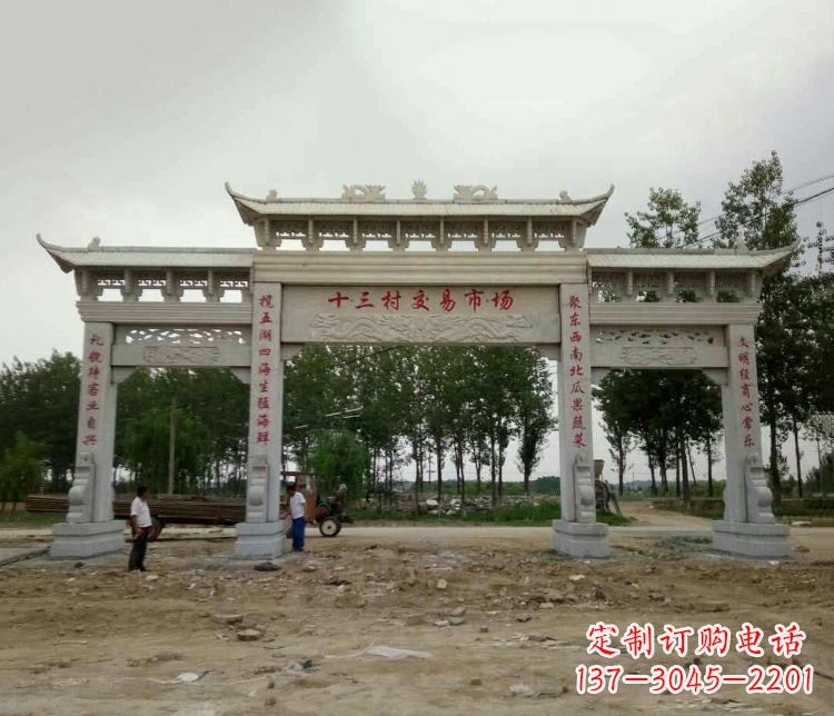 内江精美石牌坊雕塑,令你惊艳无比
