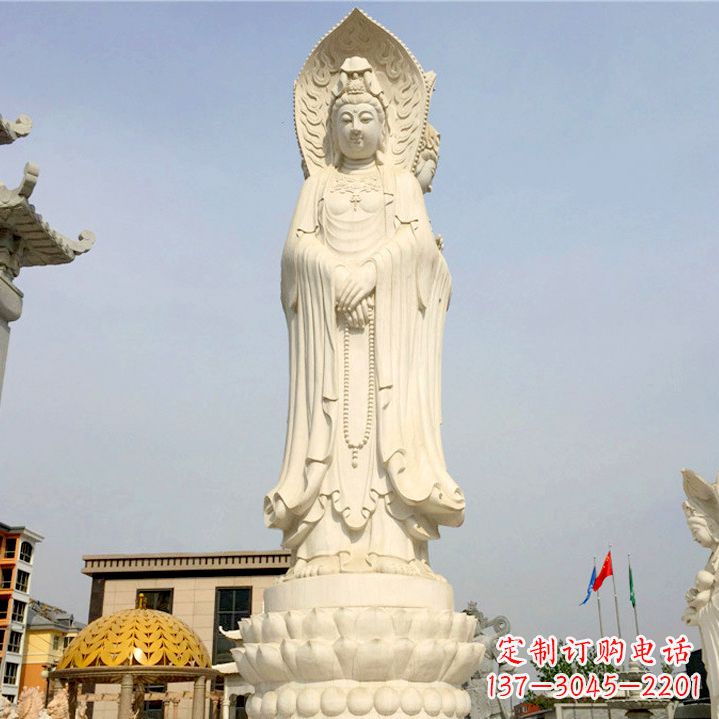 内江中领雕塑:观音三面佛像雕塑