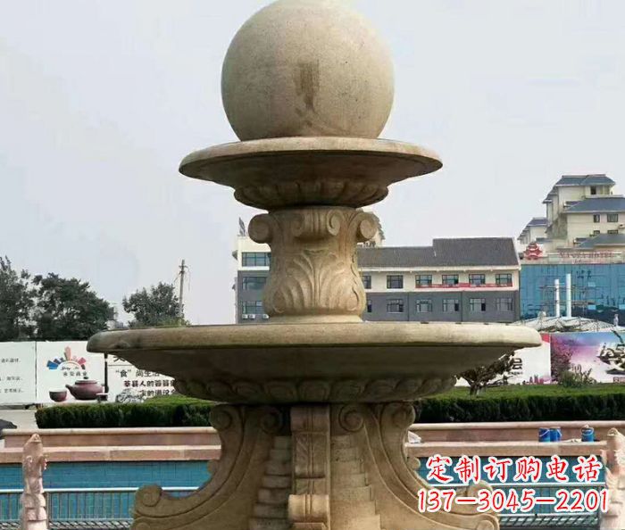 内江引领时尚的砂岩大型喷泉雕塑