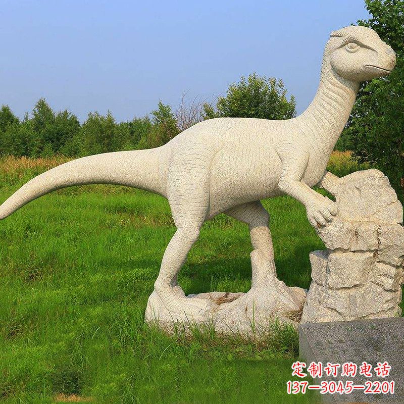 内江雕刻恐龙的砂岩艺术