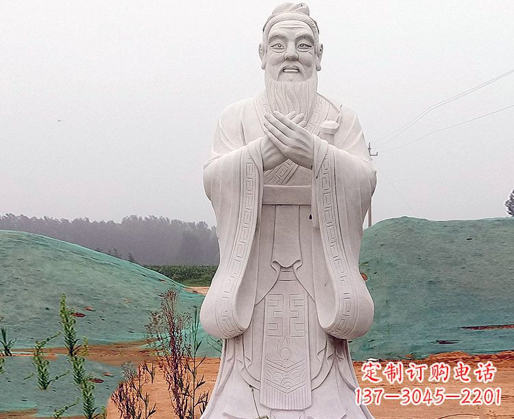 内江少海公园的孔子雕像