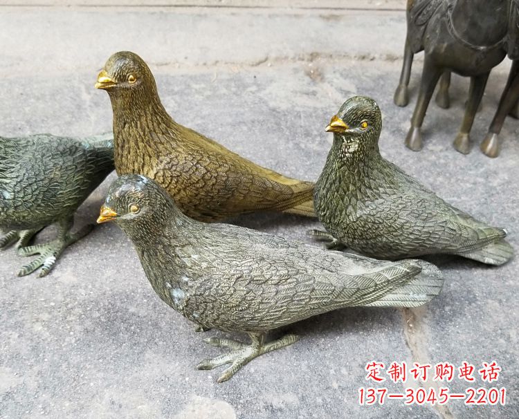 内江中领雕塑:少女与和平鸽的象征