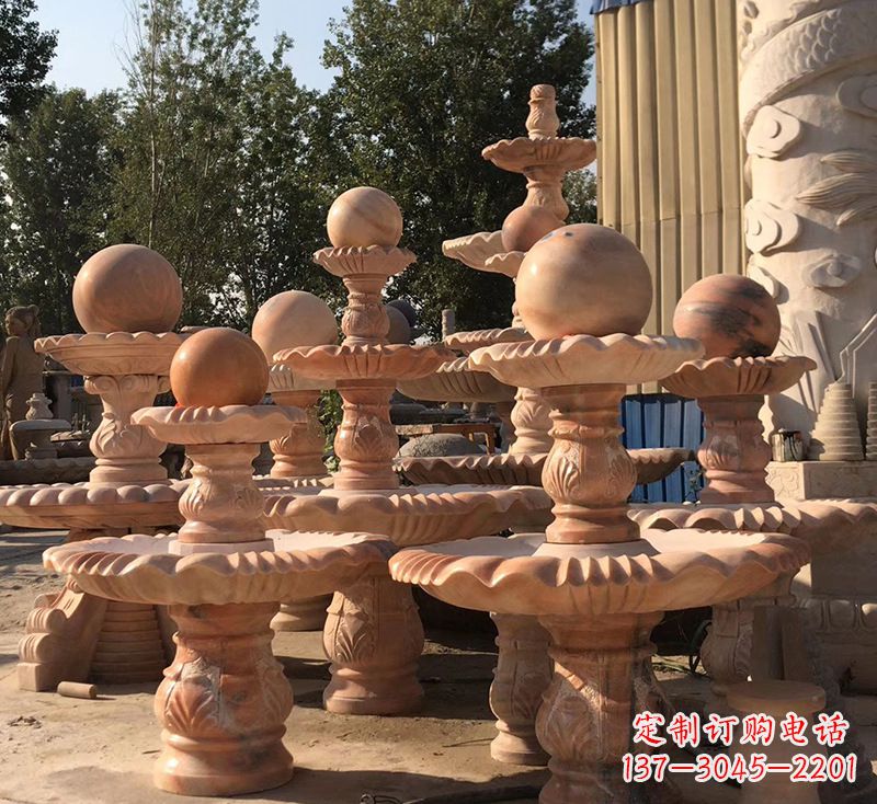内江精致而优雅的深圳风水球雕塑