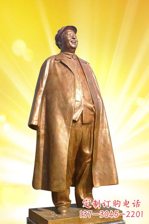 内江严格掌控:毛主席大衣装置雕塑
