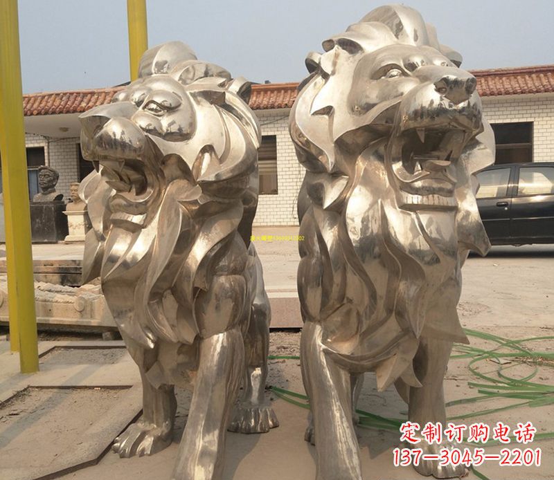 内江象征力量与智慧的狮子雕塑