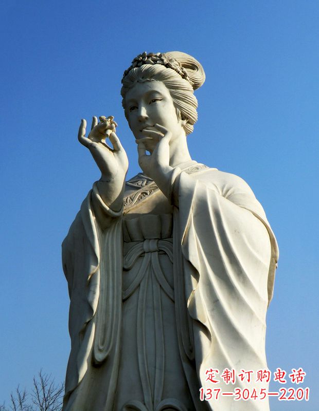 内江精美绝伦的古代美女雕像