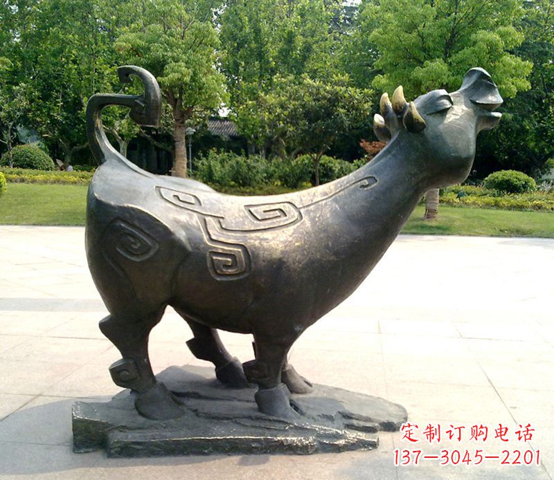 内江十二生肖铜雕塑,中领领先一步