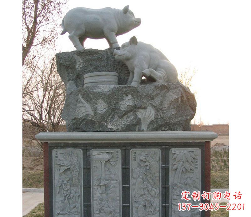 内江十二生肖猪石雕——质地原生态传承千年文化