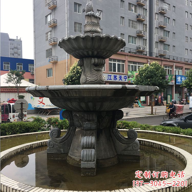 内江石材石雕喷泉:高品质的室外装饰艺术品