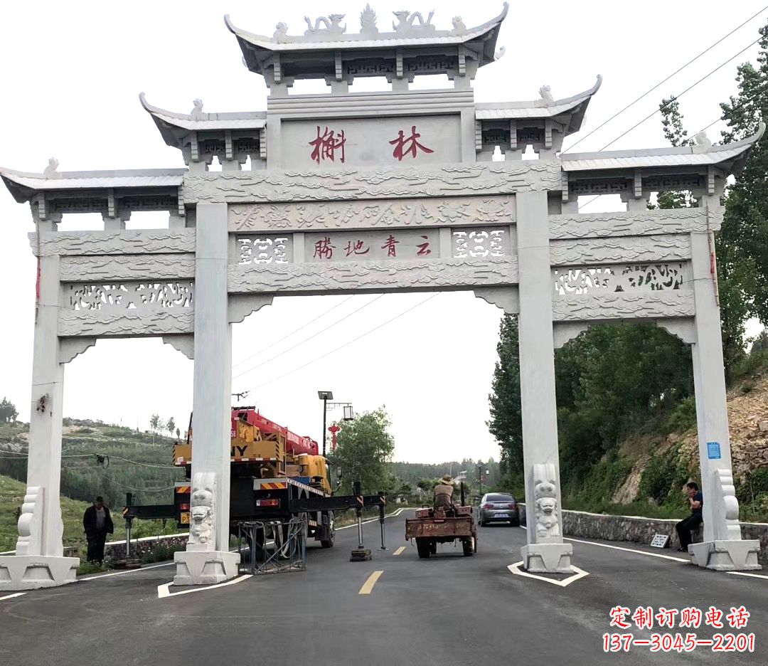 内江中领雕塑牌楼雕塑,精美绝伦