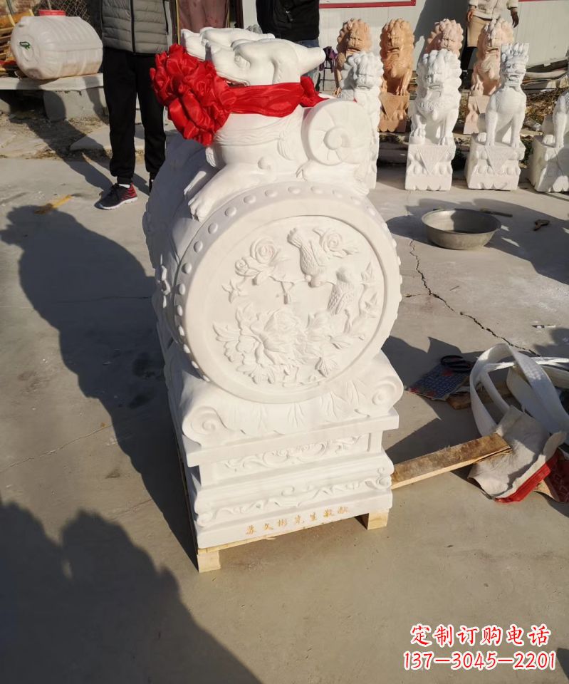 内江中领雕塑出品:石雕招财大象雕塑