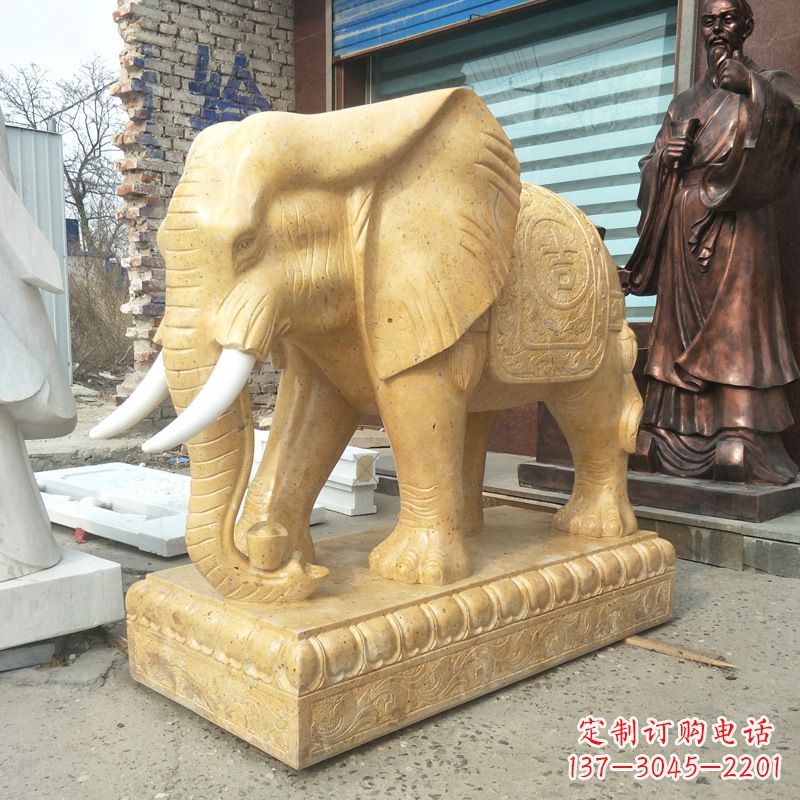 内江精美大象雕塑,为你定制宅神兽