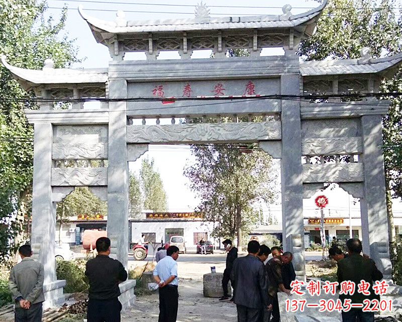 内江中领雕塑:专业制作精美的牌坊雕塑