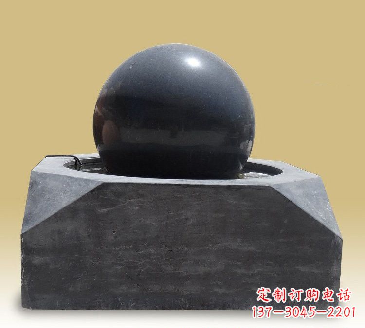 内江石雕风水球雕塑 (2)
