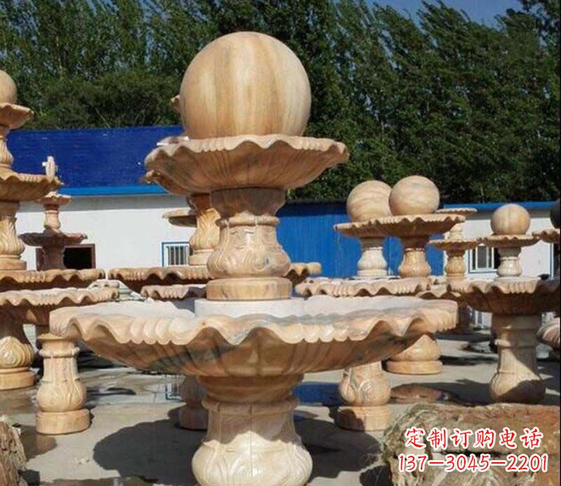 内江石雕风水球景观雕塑