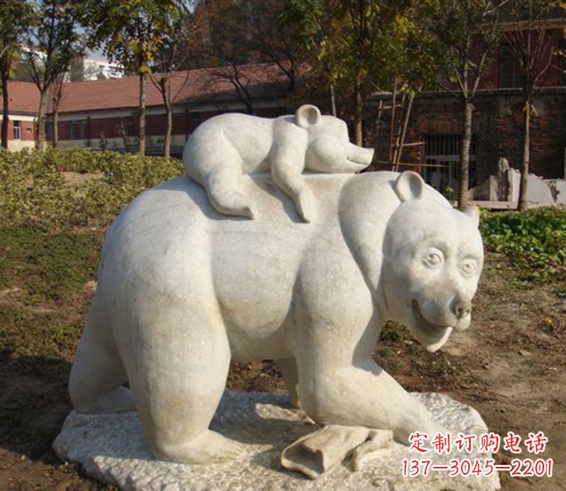 内江狗熊雕塑景观,给你一个精美园林