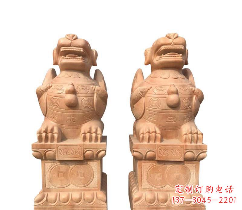 内江精美貔貅雕塑,让太古神兽在家中常伴