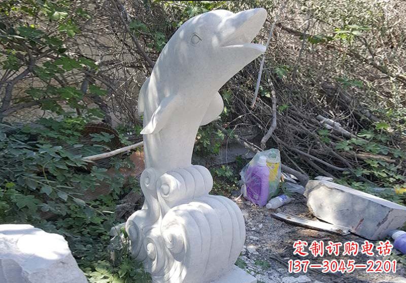 内江海豚雕塑:悠闲无比的精灵