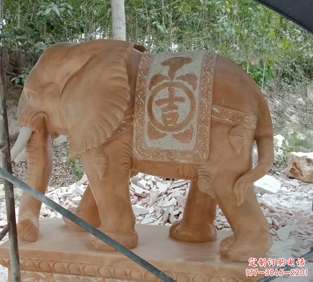 内江美观高雅的吉祥大象雕塑
