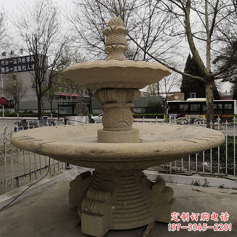 内江风水精灵,莲花开道——铸铁风水球雕塑
