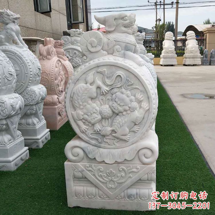 内江石雕牌坊抱鼓石,有艺术气息的雕塑定制