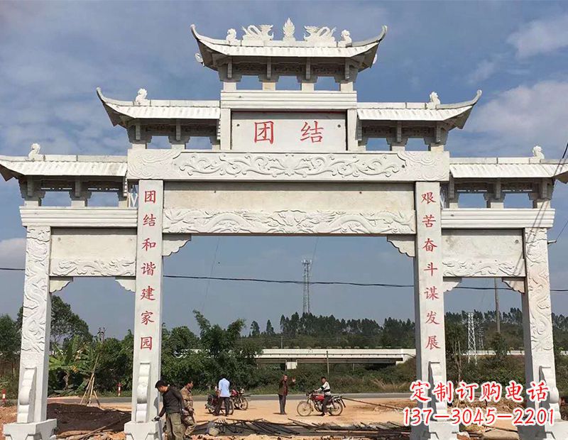 内江定制牌坊雕塑,展现精湛工艺