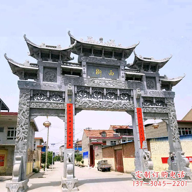 内江[经典领航，高品质石雕牌坊雕塑]