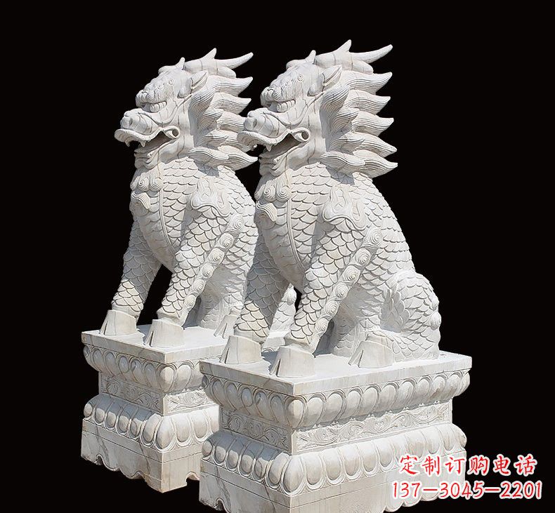 内江中领雕塑推出麒麟雕塑一对
