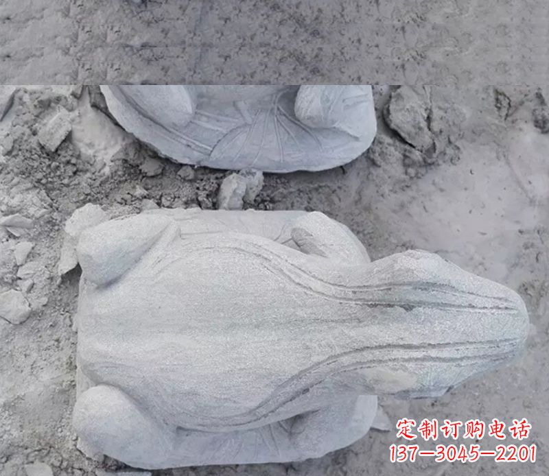内江石雕青蛙雕塑